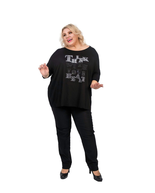 Q´neel plus-koon THINK-printtipaita 