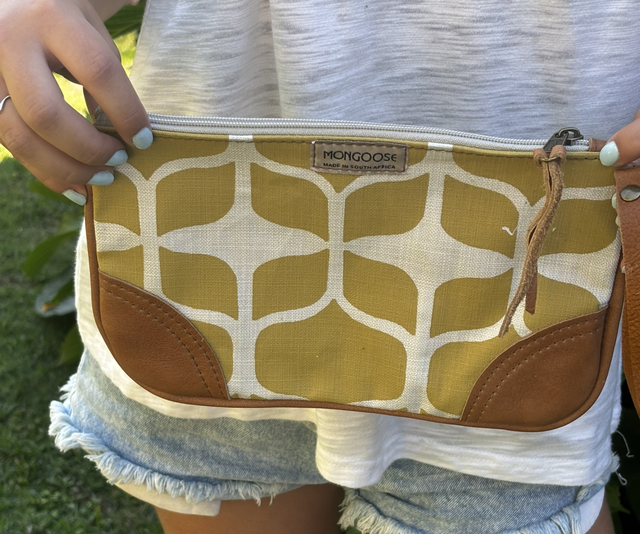 Mini Clutch Graphic Lemon/Natural