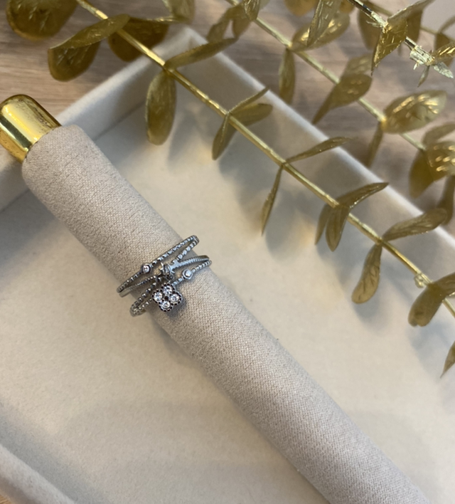 Bague ajustable tango 