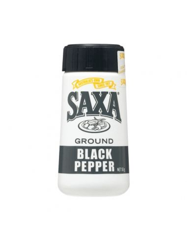 Saxa Ground Black Pepper 50g