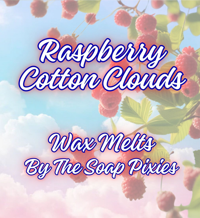 Raspberry Cotton Clouds Wax Melt (50g Clamshell)
