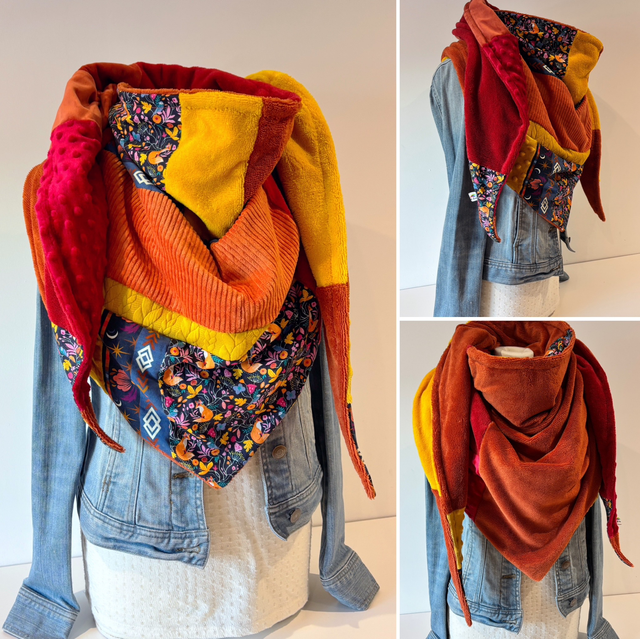 Maxi Chèche Double Patchwork 327