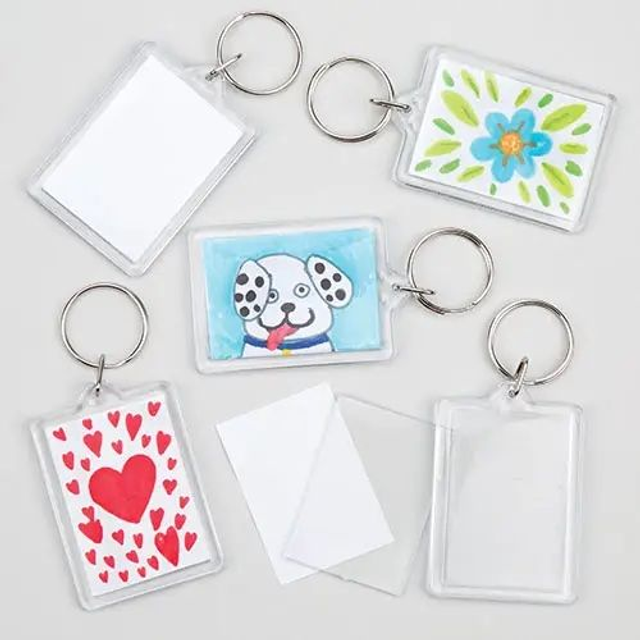 Make your own birthday party keyring