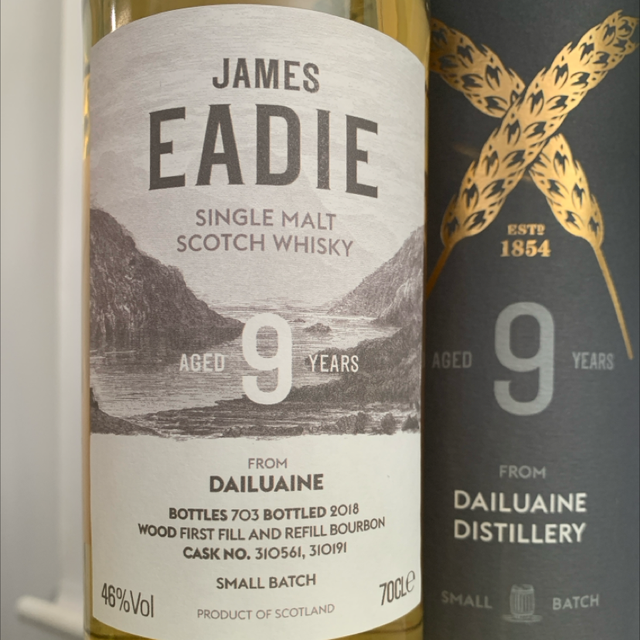 Dailuaine 9yo James Eadie