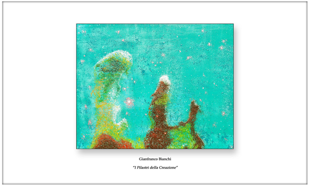 Litografia "I Pilastri della Creazione"