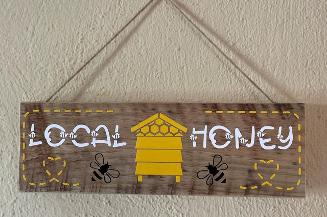 Local Honey Sign