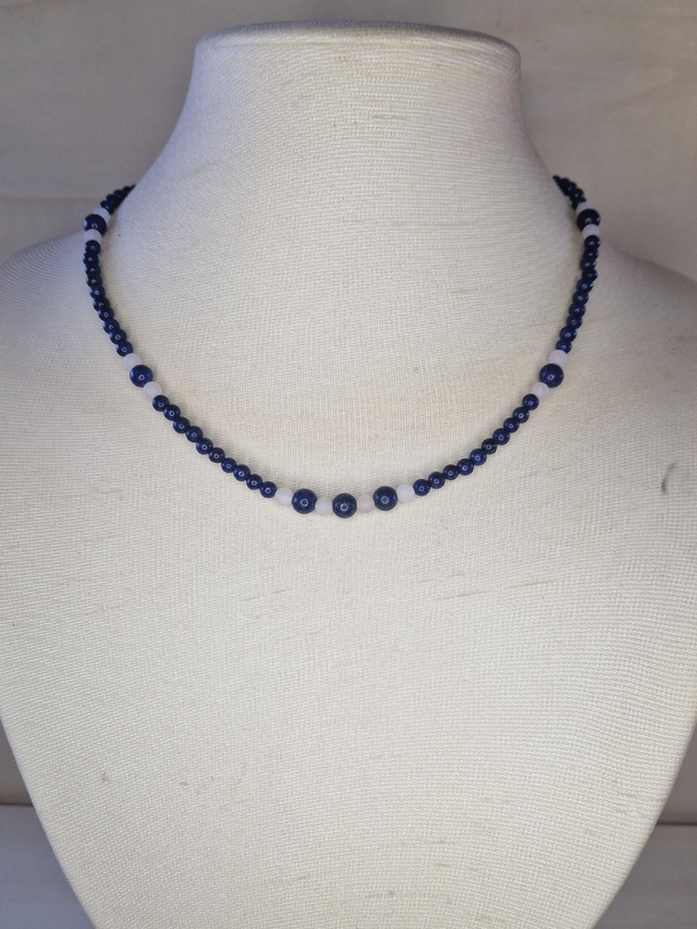 Lapis Lazuli, Quartz rose / 068