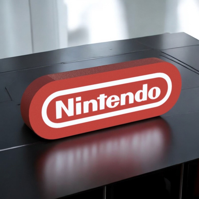 Lampe 3D Nintendo Logo LED - L’univers gaming illumine ton espace !