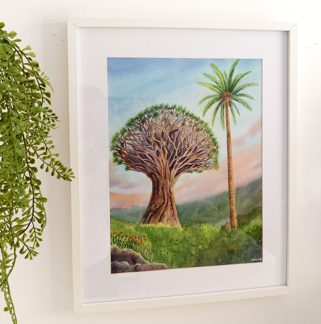 Drago milenario - 31x41 cm