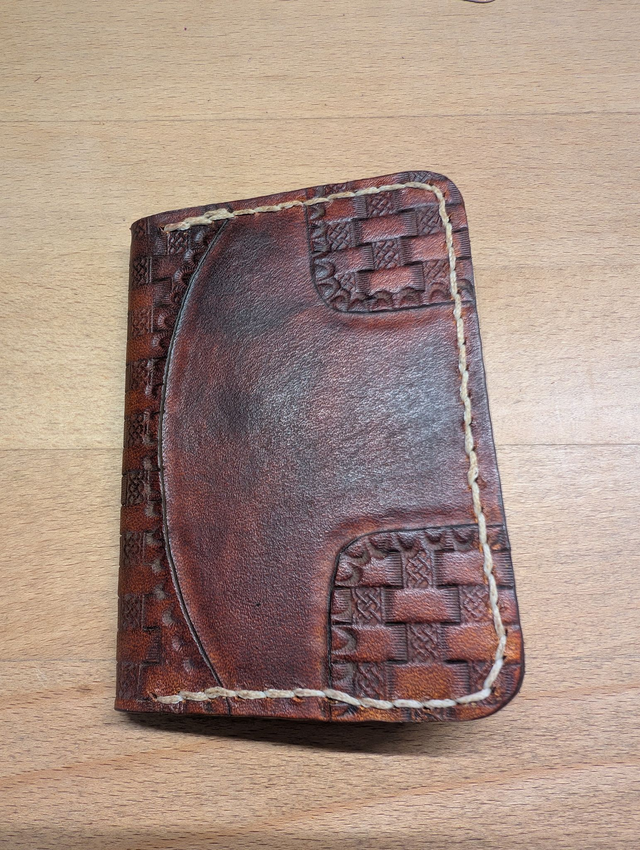 porte-carte 4 emplacement cuir embossé.