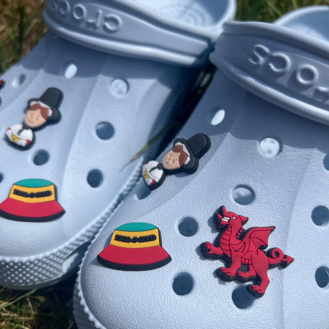 Set of 3 Eiconig Cy Croc Charms