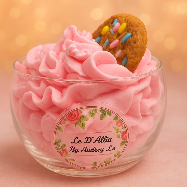 Bougie cookies &amp; Barbe à papa