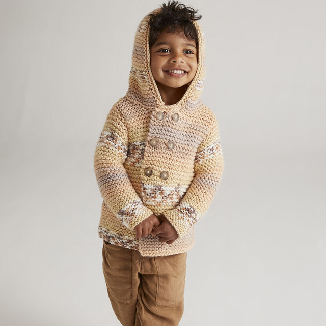 Baby Blossom Chunky Pattern 5566 Cosy Duffle Coat