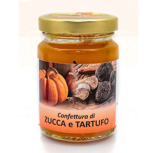 Marmelade mit Kürbis und Trüffeln