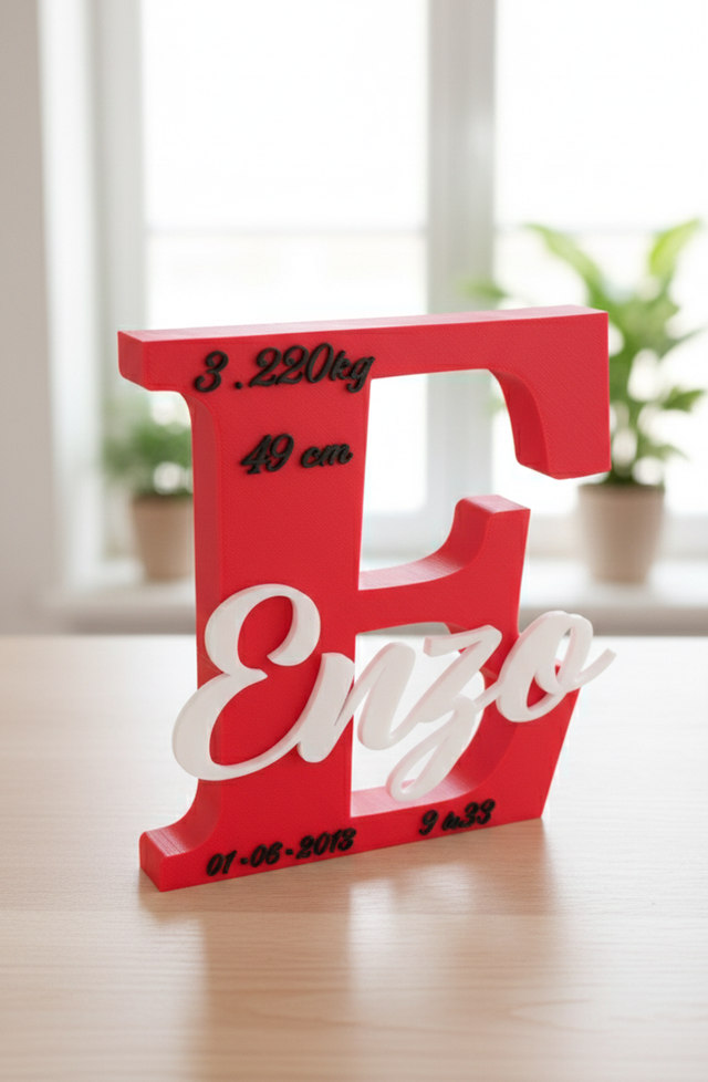 Lettre Initiale & Prénom (naissance ou autre)