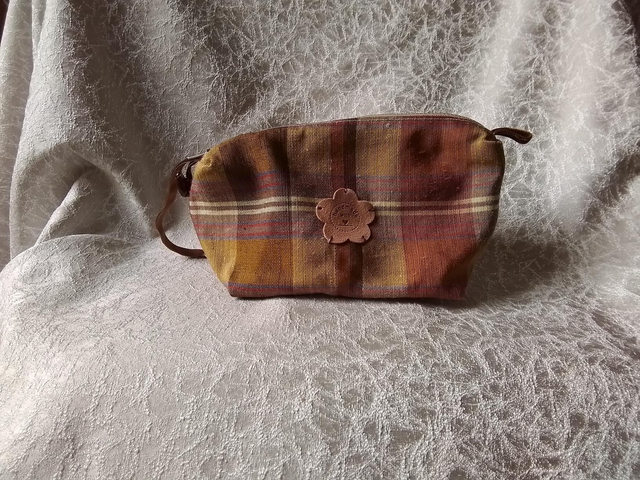 Tartan Make Up Bag