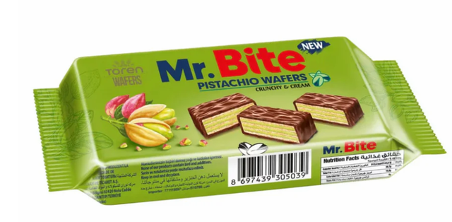 Mr. Bite Pistachio Wafers