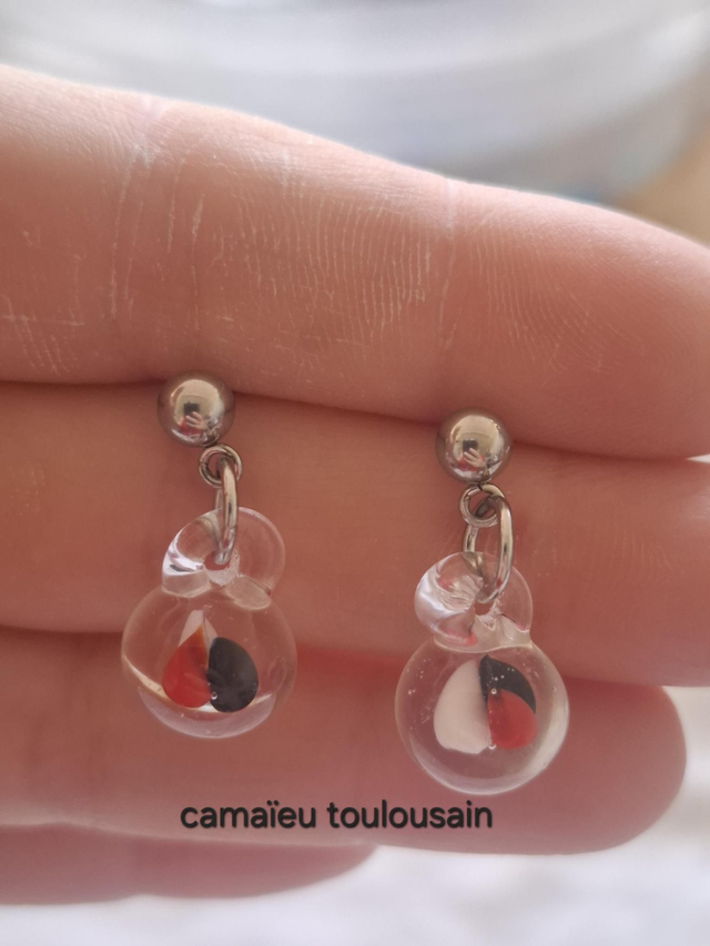 Boucles d'oreilles Implosions