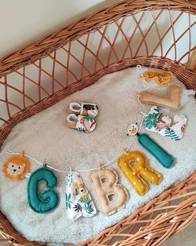 Guirlande prénom modèle GABRIEL