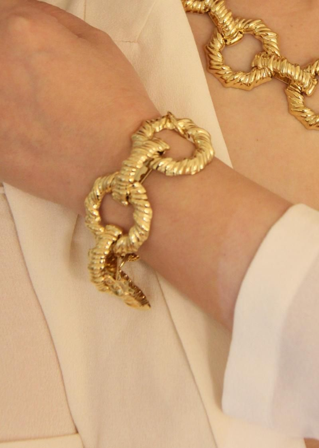 Bracelet grosse maille 