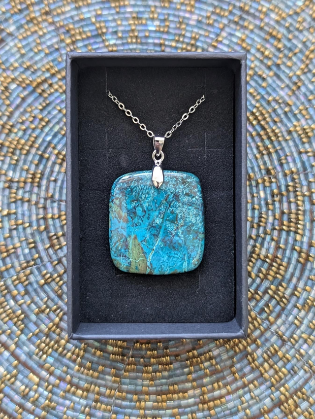 Pendentif Chrysocolle 