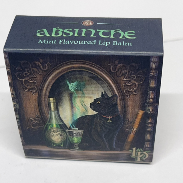 Lisa Parker Lip Balm - Absinthe Mint Cat Design