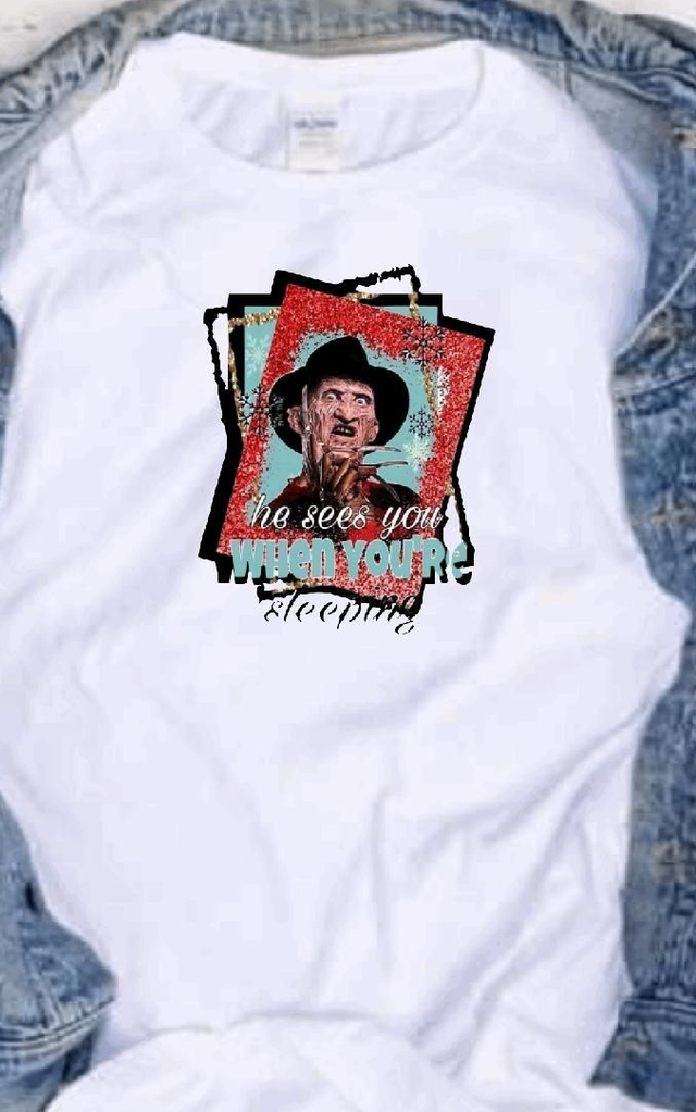 Freddy Krueger Horror Movie T Shirt