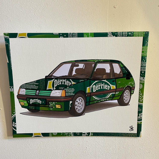 Tableau 205 GTI Perrier 