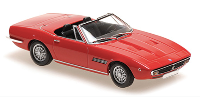 Maserati Ghibli Spyder 1969 rot Maxichamps 1:43