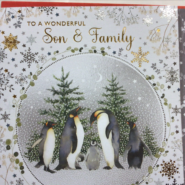 Christmas Son and Family (Penguins) NQ