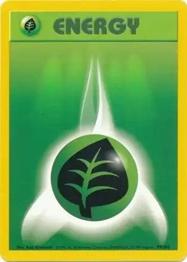 Grass Energy - 99/102 (Base Set Unlimited)
