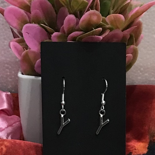 Silver Dangling Earrings- SDE-Y