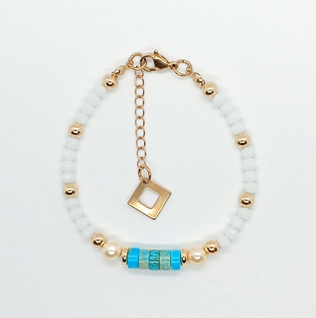 DELPHINIUM Bracelet fait main