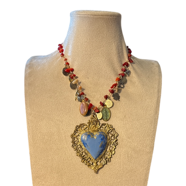 Collana cuore ex-voto Ottanio 26NG-24