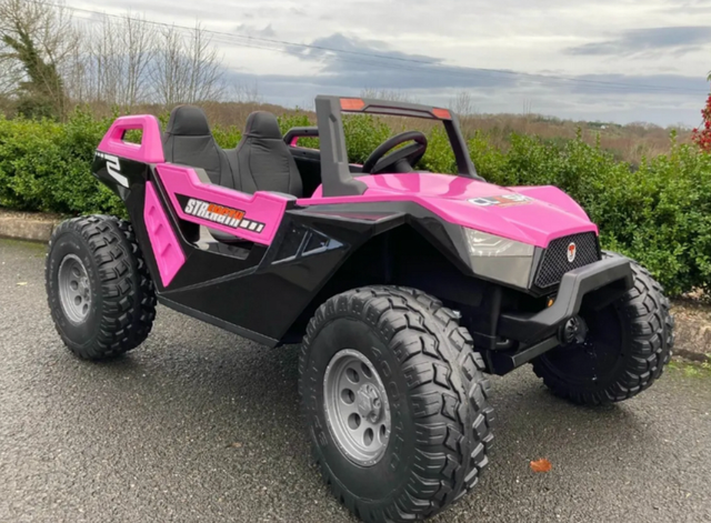 Clash XL 24V Electric Ride On Buggy Pink