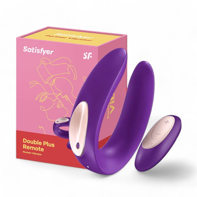 Satisfyer Vibrador de Parejas Double Plus Remote