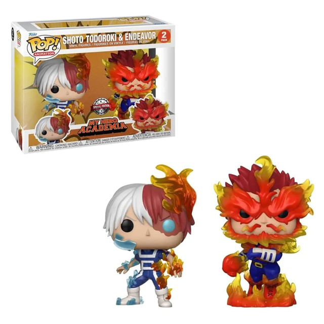 My Hero Academia: Shoto Todoroki &amp; Endeavor (Special Edition) 2-Pack Pop!