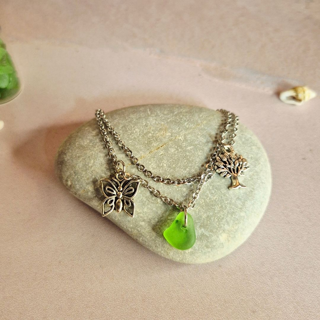 Bracelet fermoir OLIVA - Verre de mer - Ardore Marina, Calabre