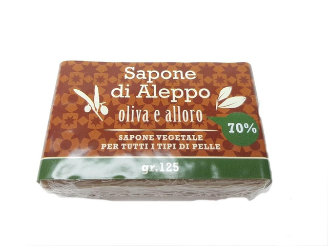 Sapone di Aleppo 70% - Saponetta