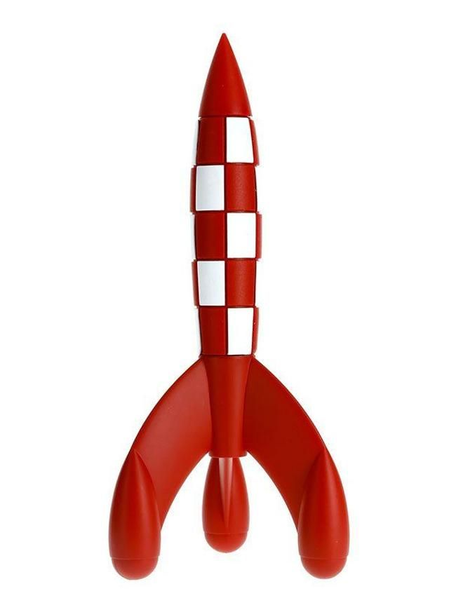 Tintin Cohete 90cm Resina