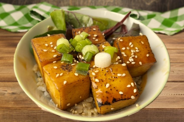 Teriyaki Tofu Rice Bowl
