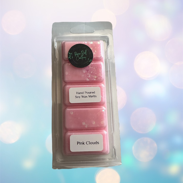 Soy Wax Melt Large Snap Bar - Pink Clouds