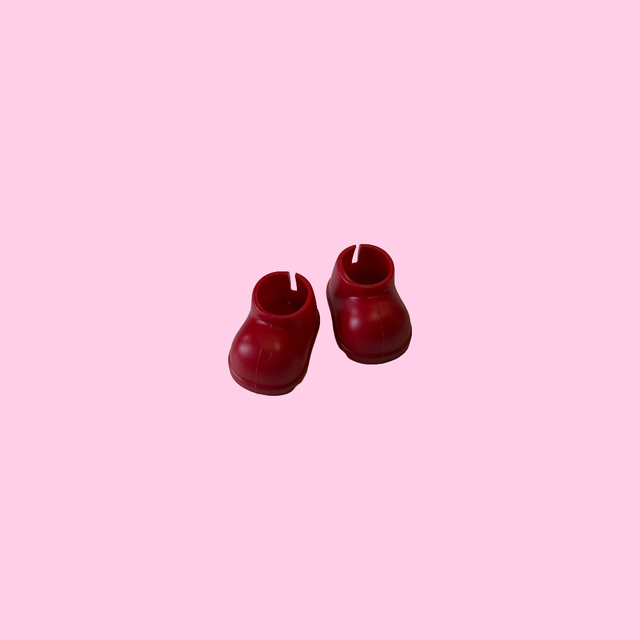 17cm Doll Shoes (Red)