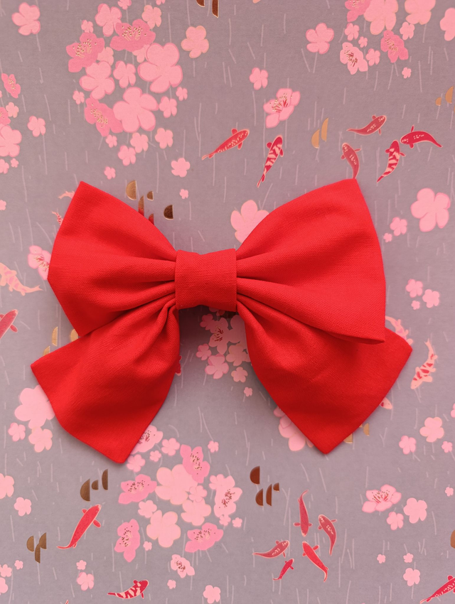 Schleife "Rot Schlicht"