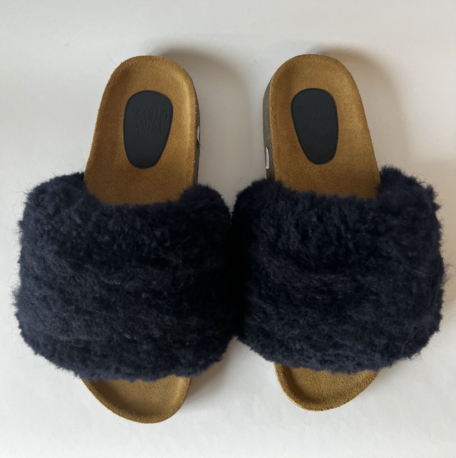 Michelle Foot bed, Navy Blue