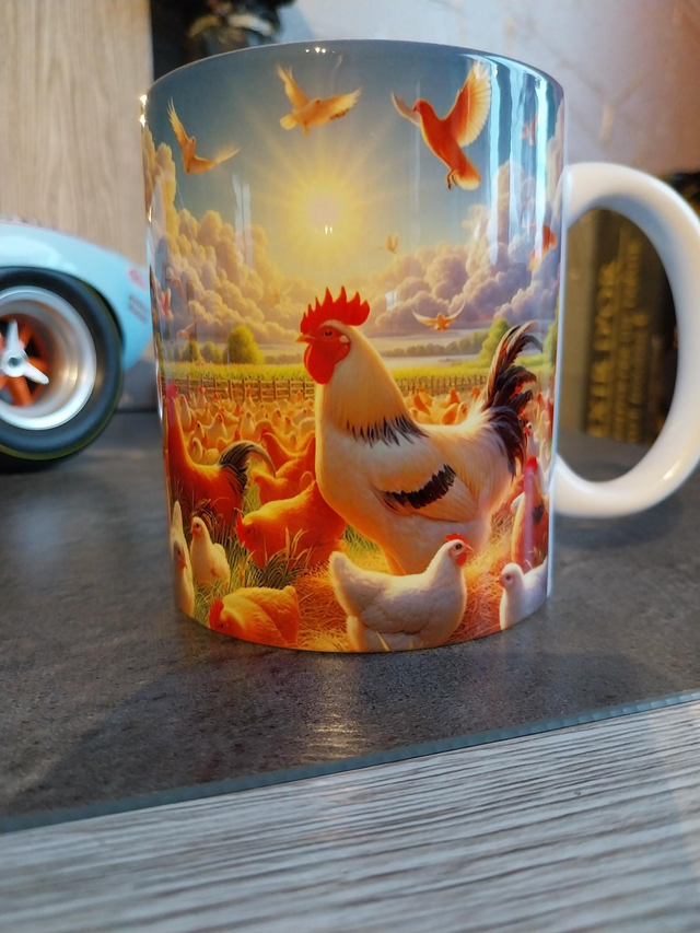 Mugs personnalisés coqs