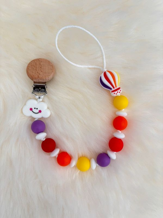 Attache tetine Montgolfière 