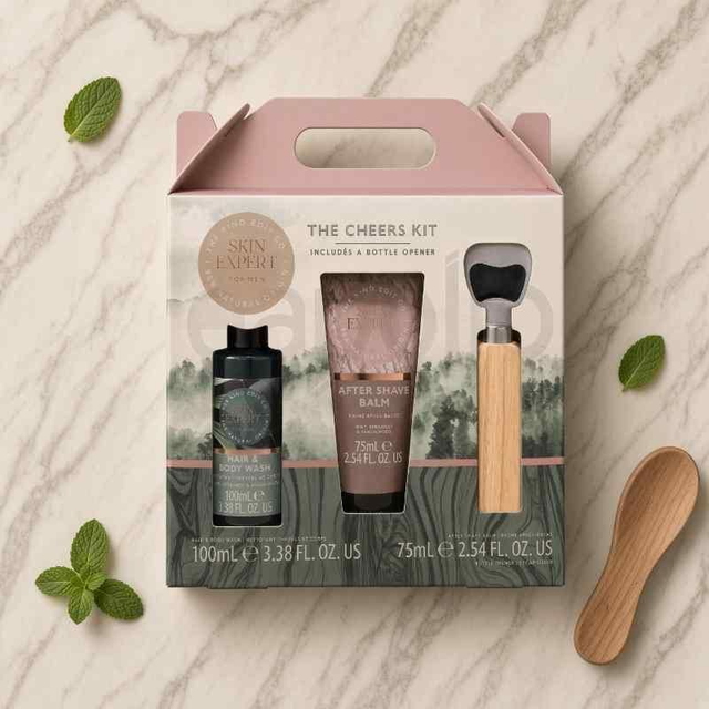 The Kind Edit Co. Skin Expert The Cheers Kit Gift Set – Hair & Body Wash