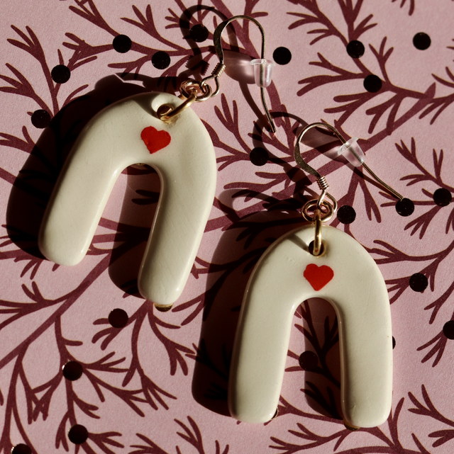 Boucles d’oreilles en céramique 