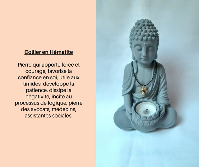 9- Collier en Hématite